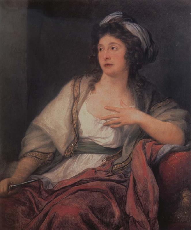 Angelika Kauffmann Bildnis Giuliana Santa Croce als Lukrezia France oil painting art